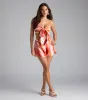 Summer Glow-Up Watercolor Woven Tube Top sold by Windsor