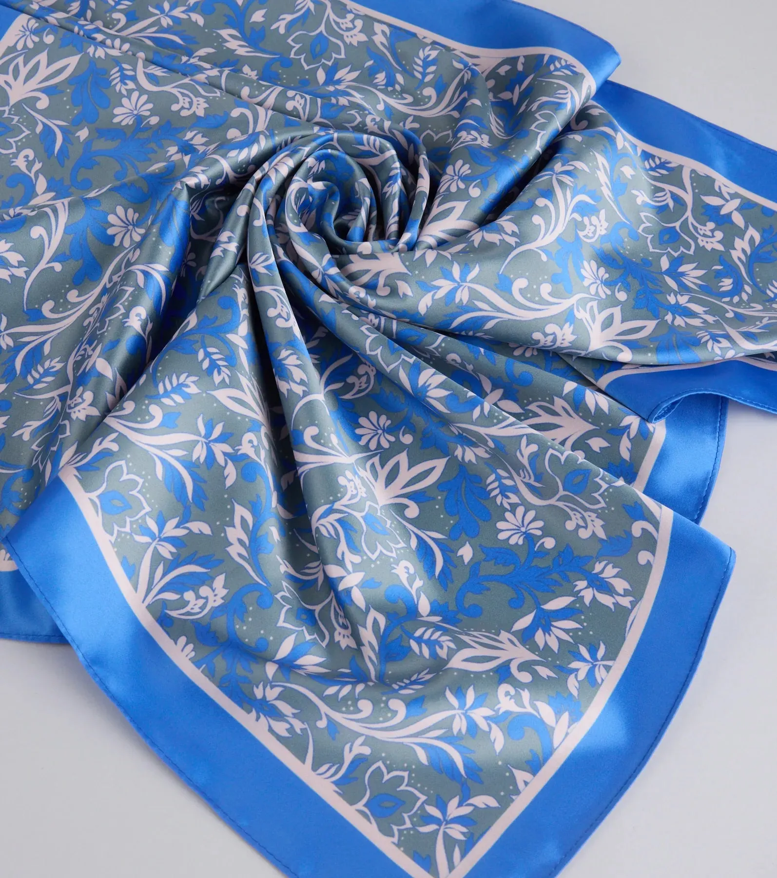 Cause A Stir Floral Satin Scarf sold by Windsor product image thumbnail 3