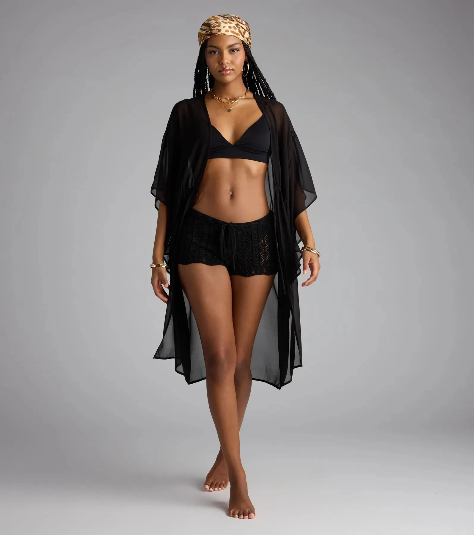 Destined For Sun Chiffon Kimono sold by Windsor