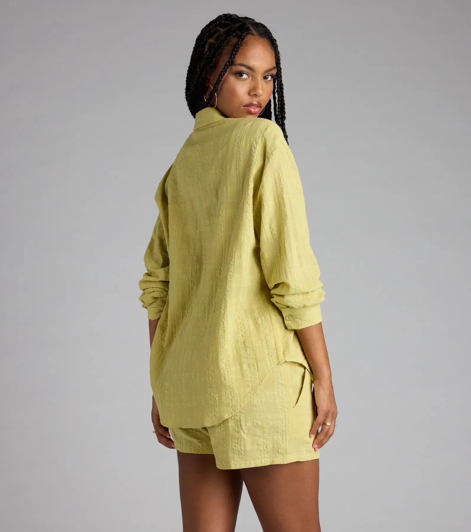 Summer Mode Button-Down Cotton Top sold by Windsor product image thumbnail 2