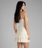 Adorable Vibe Ruffle Lace Mini Dress sold by Windsor