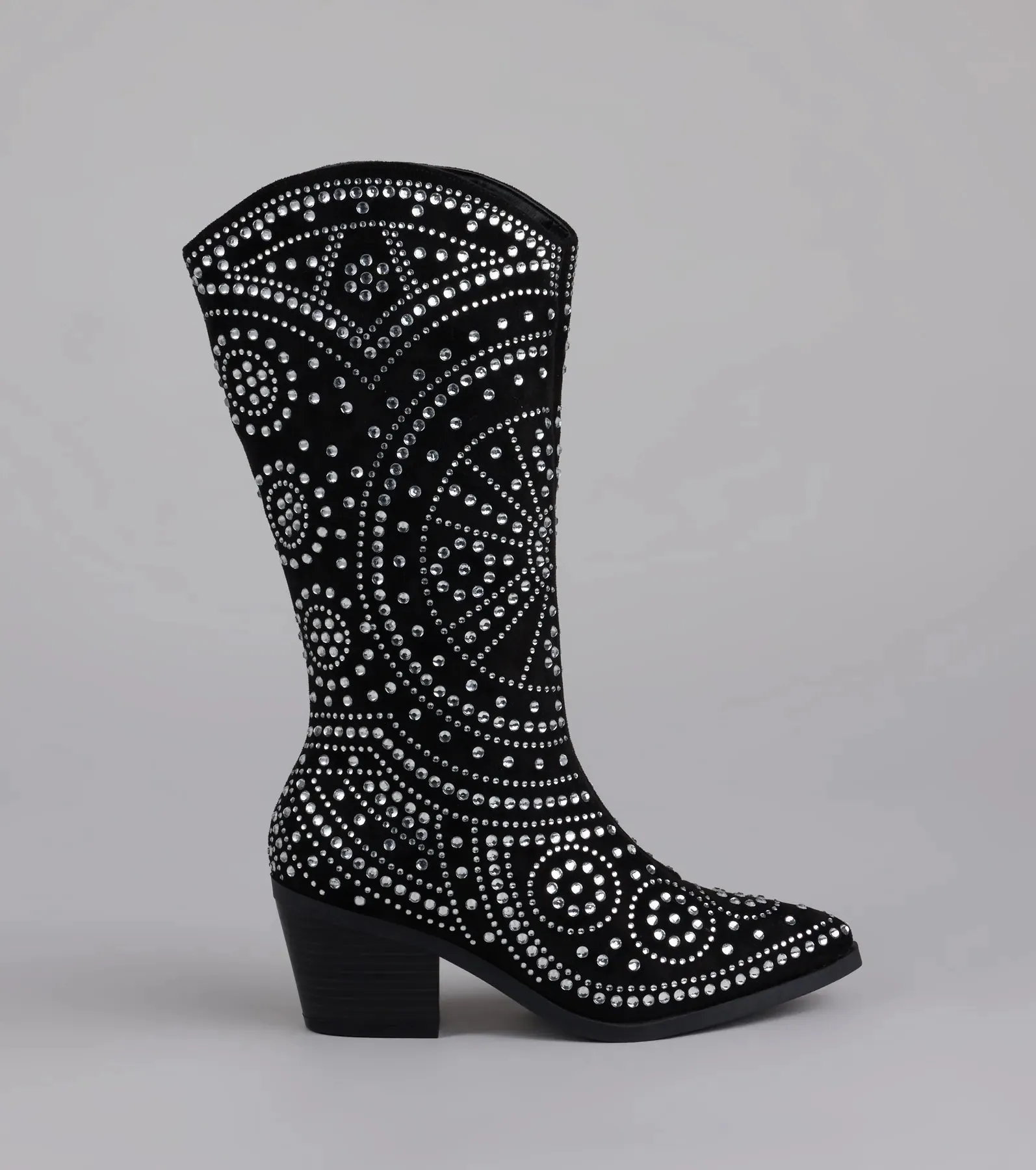 Glam Strut Rhinestone Cowboy Boots sold by Windsor product image thumbnail 2