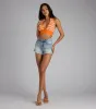 Summer Icon Striped Crochet Halter Top sold by Windsor