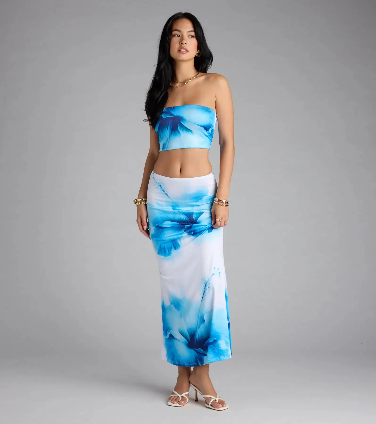 Bold Muse Floral Print Tube Top sold by Windsor product image thumbnail 3