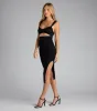 Flirt Mode Activated Cutout Lace Midi Dress sold by Windsor