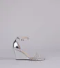 Major Glow Rhinestone Metallic Wedge Heels sold by Windsor