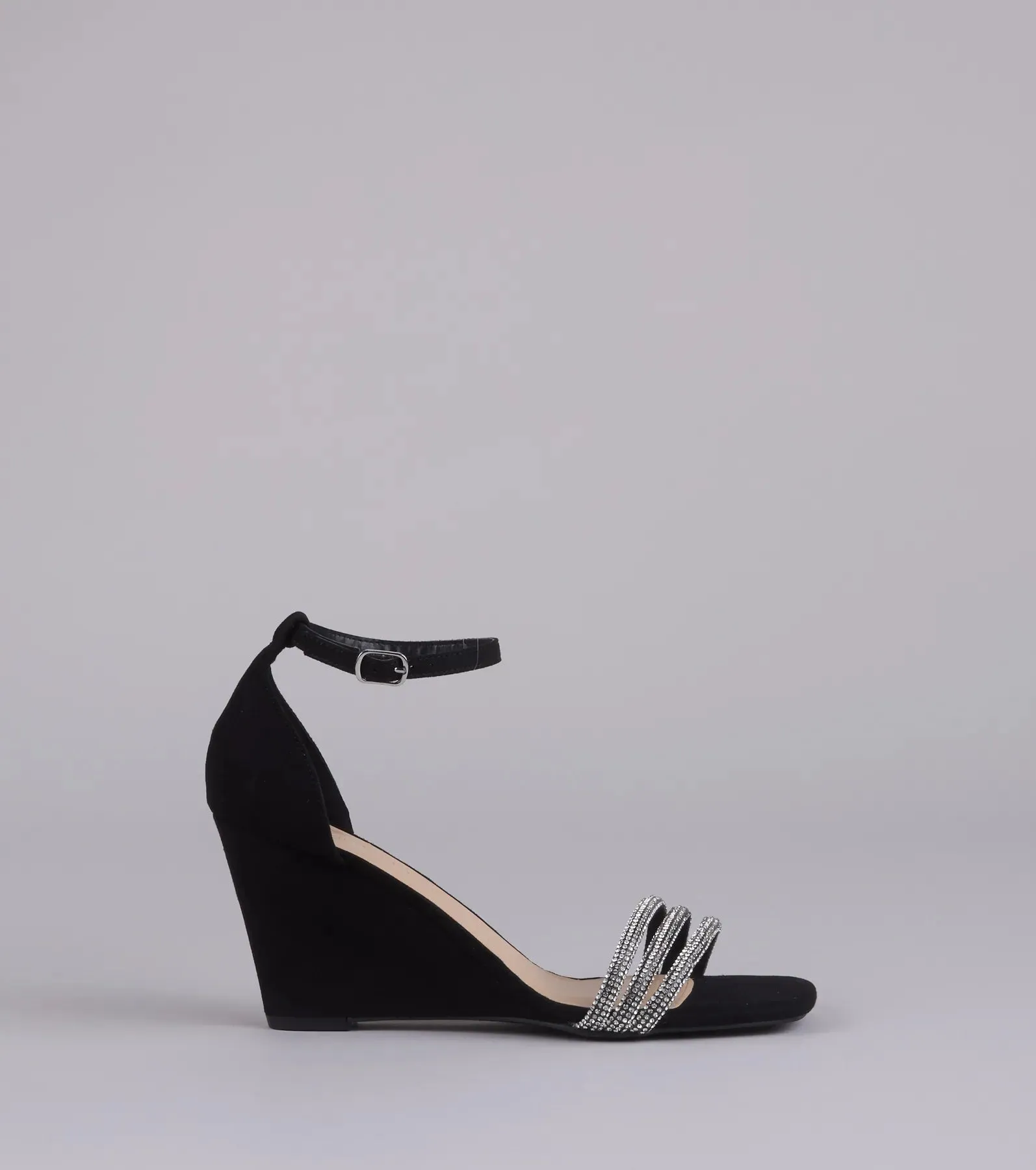 Pretty Little Sparkle Rhinestone Wedge Heels sold by Windsor product image thumbnail 2