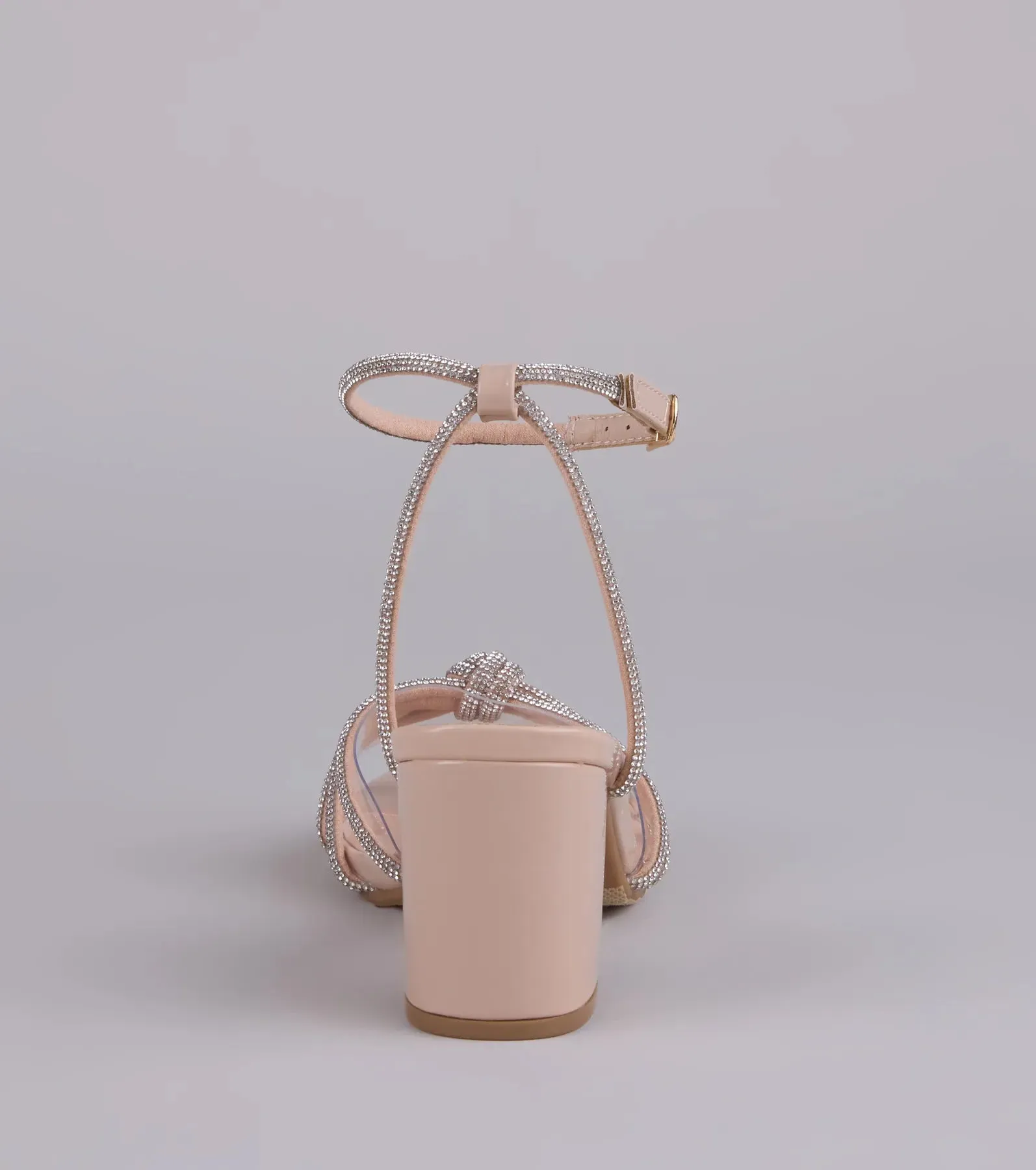 Sparkle Agenda Rhinestone Strappy Block Heels sold by Windsor product image thumbnail 4