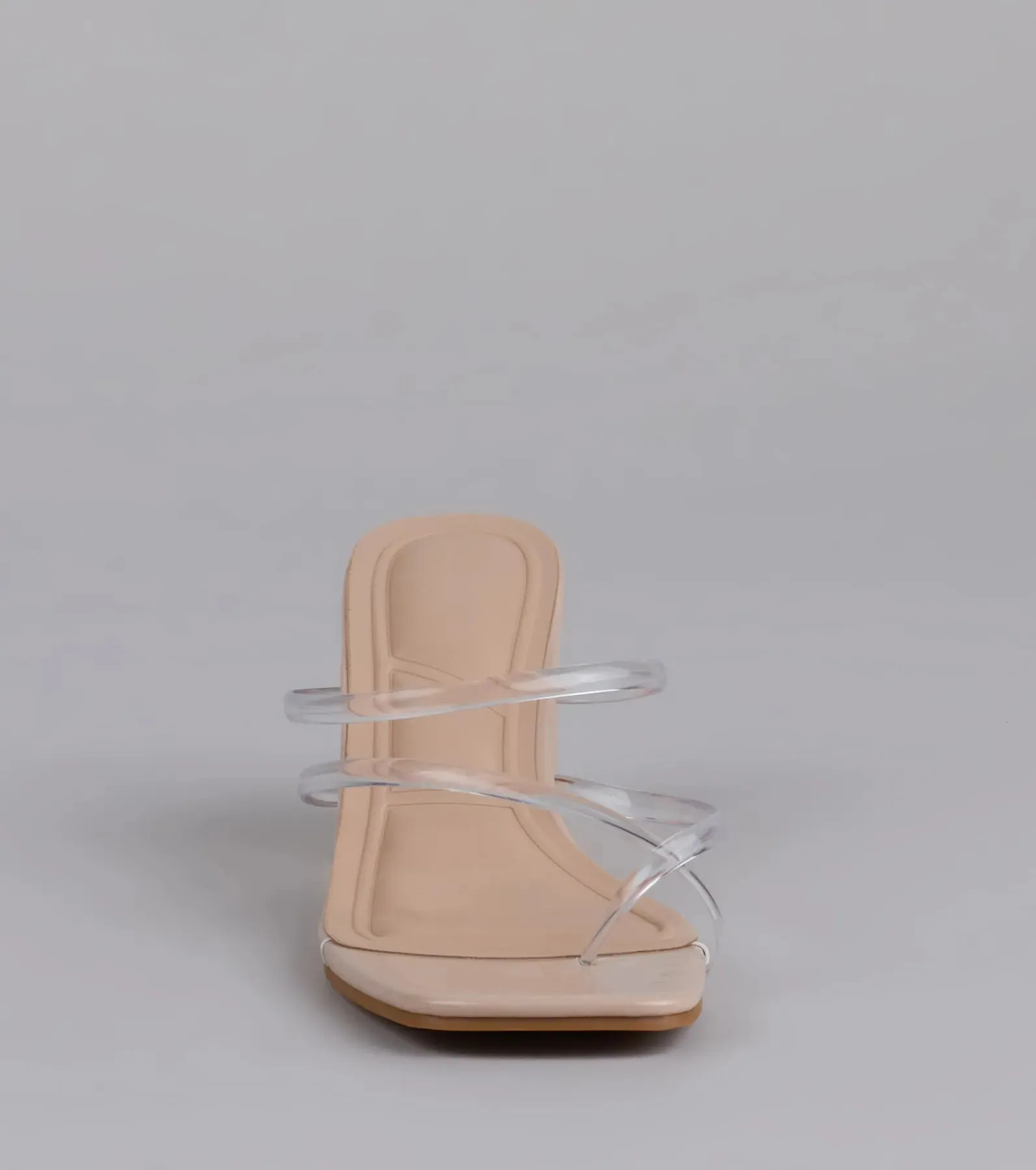 Low-Key Chic Clear Strappy Mules sold by Windsor product image thumbnail 3