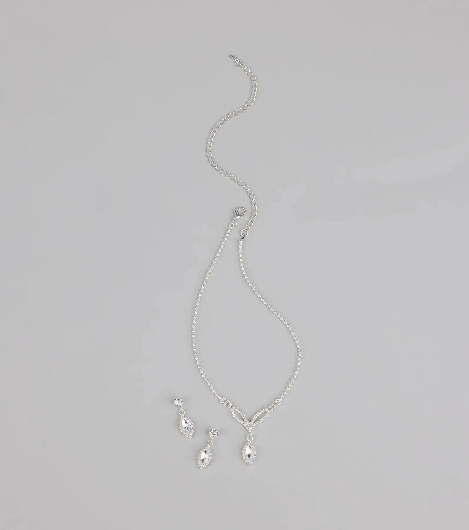 Elegance in Every Drop Necklace and Earrings Set sold by Windsor