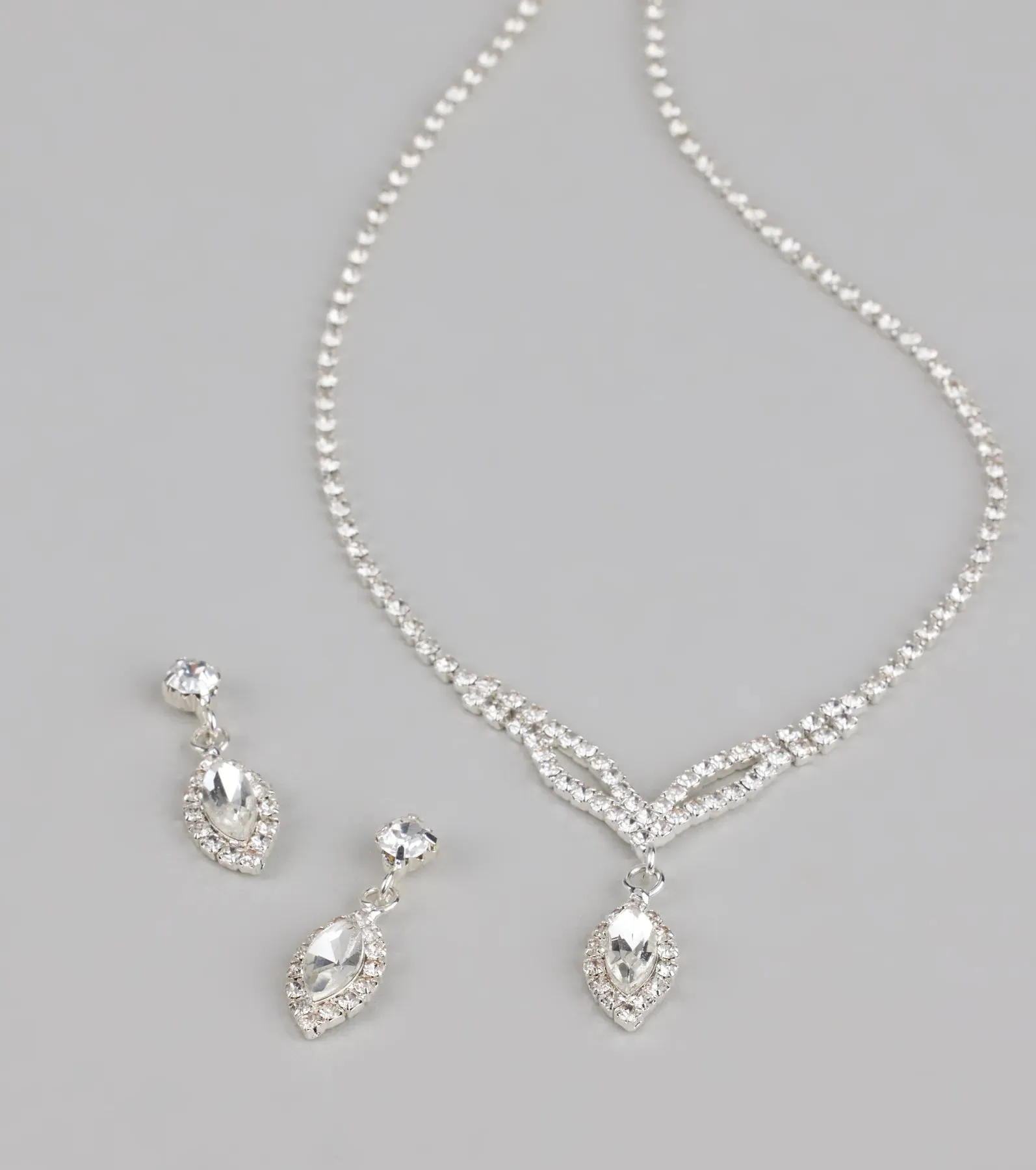 Elegance in Every Drop Necklace and Earrings Set sold by Windsor product image thumbnail 2