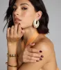 Sun Chaser Woven Raffia Hoop Earrings sold by Windsor