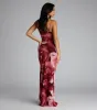 Stop and Stun Floral Slit Maxi Dress sold by Windsor