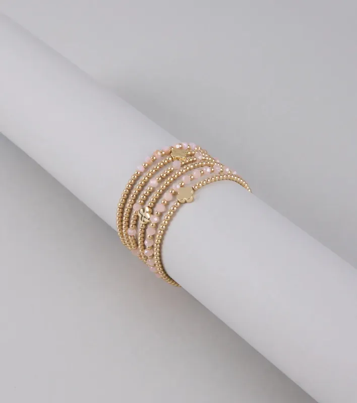 Lucky You Clover Beaded Bracelet Set sold by Windsor