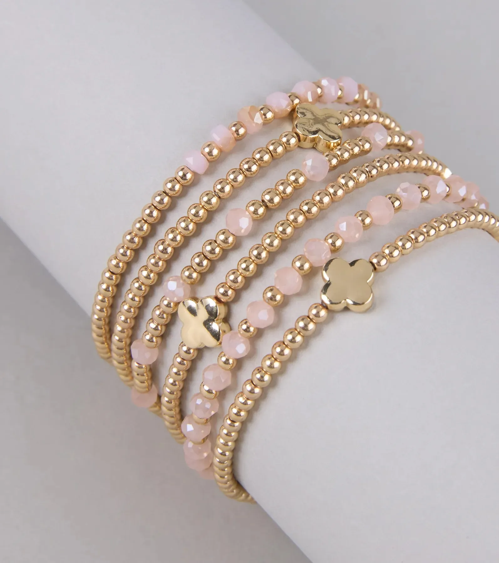 Lucky You Clover Beaded Bracelet Set sold by Windsor product image thumbnail 2