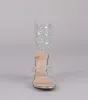 Keep It Gorgeous Rhinestone Spiral Block Heels sold by Windsor