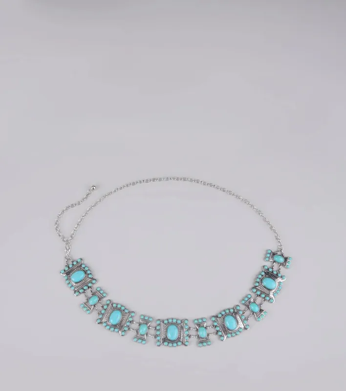 Cowgirl Energy Concho Chain Belt sold by Windsor