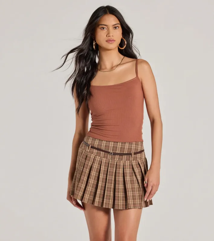 Effortless Mentality Scoop Neck Crop Top sold by Windsor