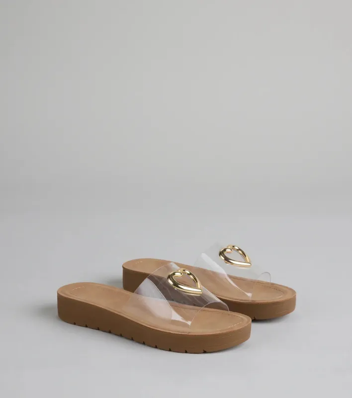 Heart Eyes Only Slide Sandals sold by Windsor