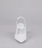 Point Made Buckle Strap Sling-Back Pumps sold by Windsor