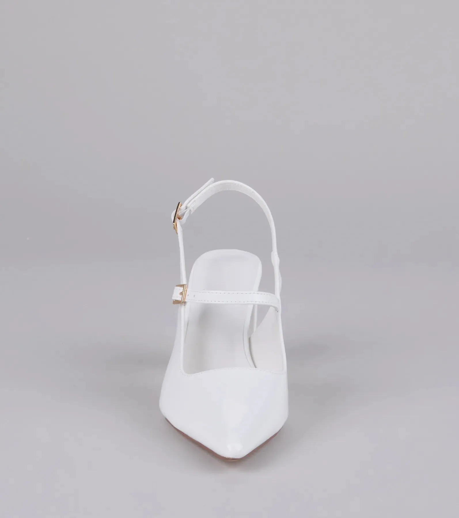 Point Made Buckle Strap Sling-Back Pumps sold by Windsor product image thumbnail 3