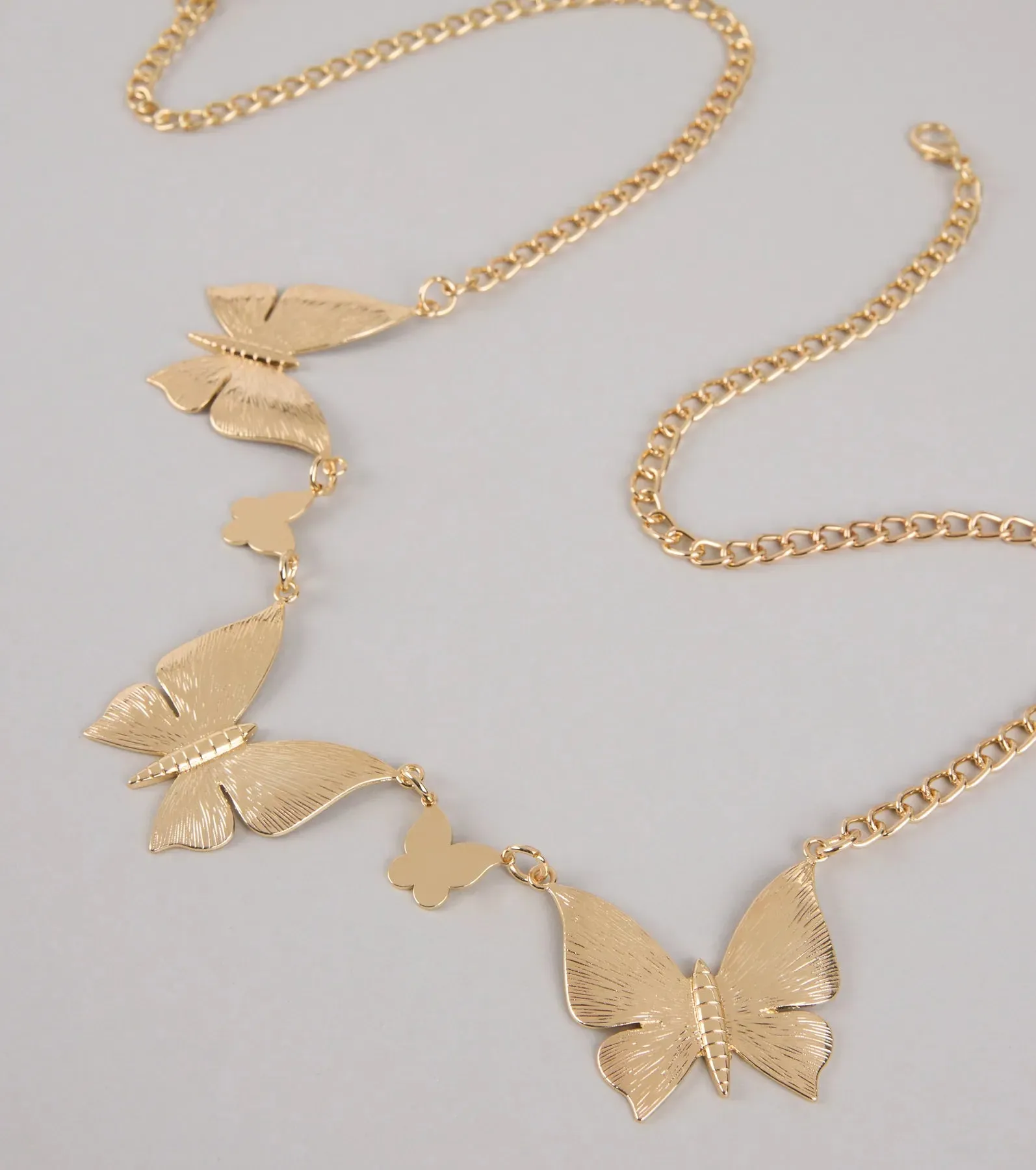 Chic Daydream Butterfly Chain Belt sold by Windsor product image thumbnail 2