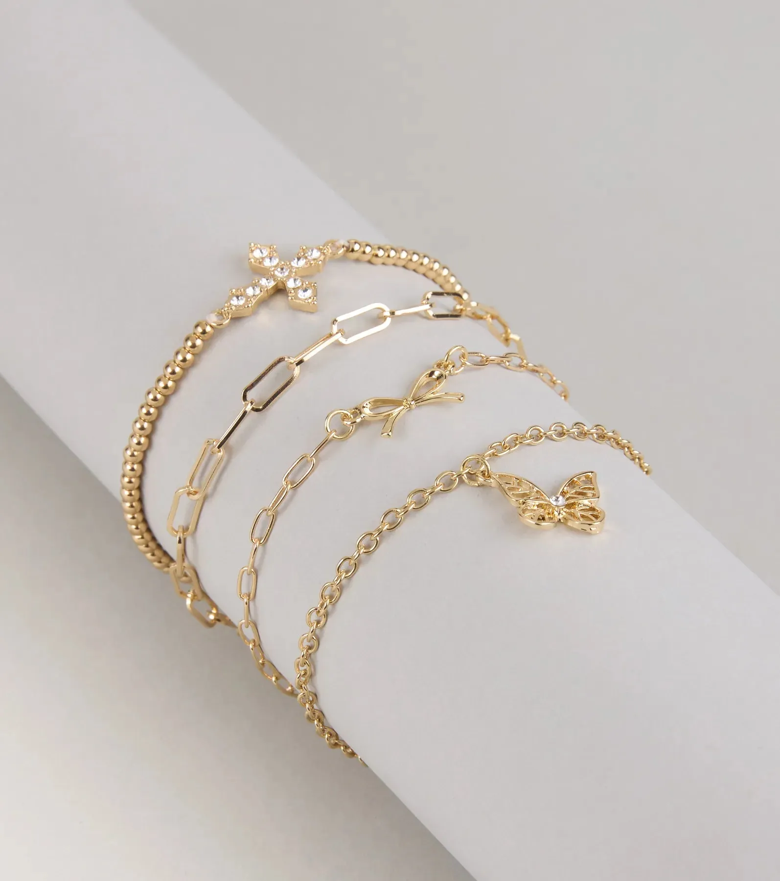 Sweet On Stack Four-Pack Bracelet Set sold by Windsor