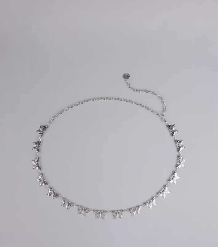 Flutter Goals Butterfly Chain Belt sold by Windsor