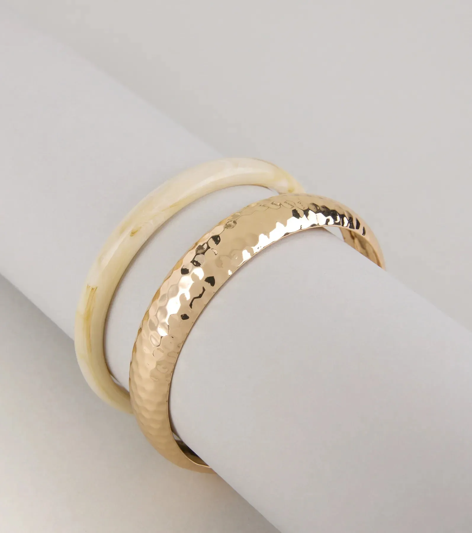 Bold Two Piece Bangle Bracelet Set sold by Windsor