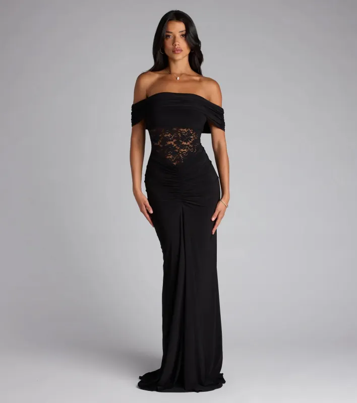Lily Off-The-Shoulder Mermaid Formal Dress sold by Windsor