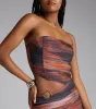Sunset Sizzle Cutout Mini Dress sold by Windsor