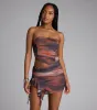 Sunset Sizzle Cutout Mini Dress sold by Windsor
