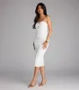 Sweetheart Status Tube Midi Dress sold by Windsor