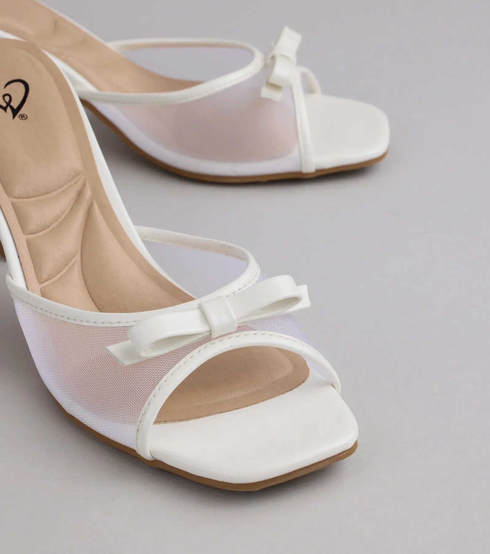 Soft Glam Mesh Bow Mules sold by Windsor product image thumbnail 5