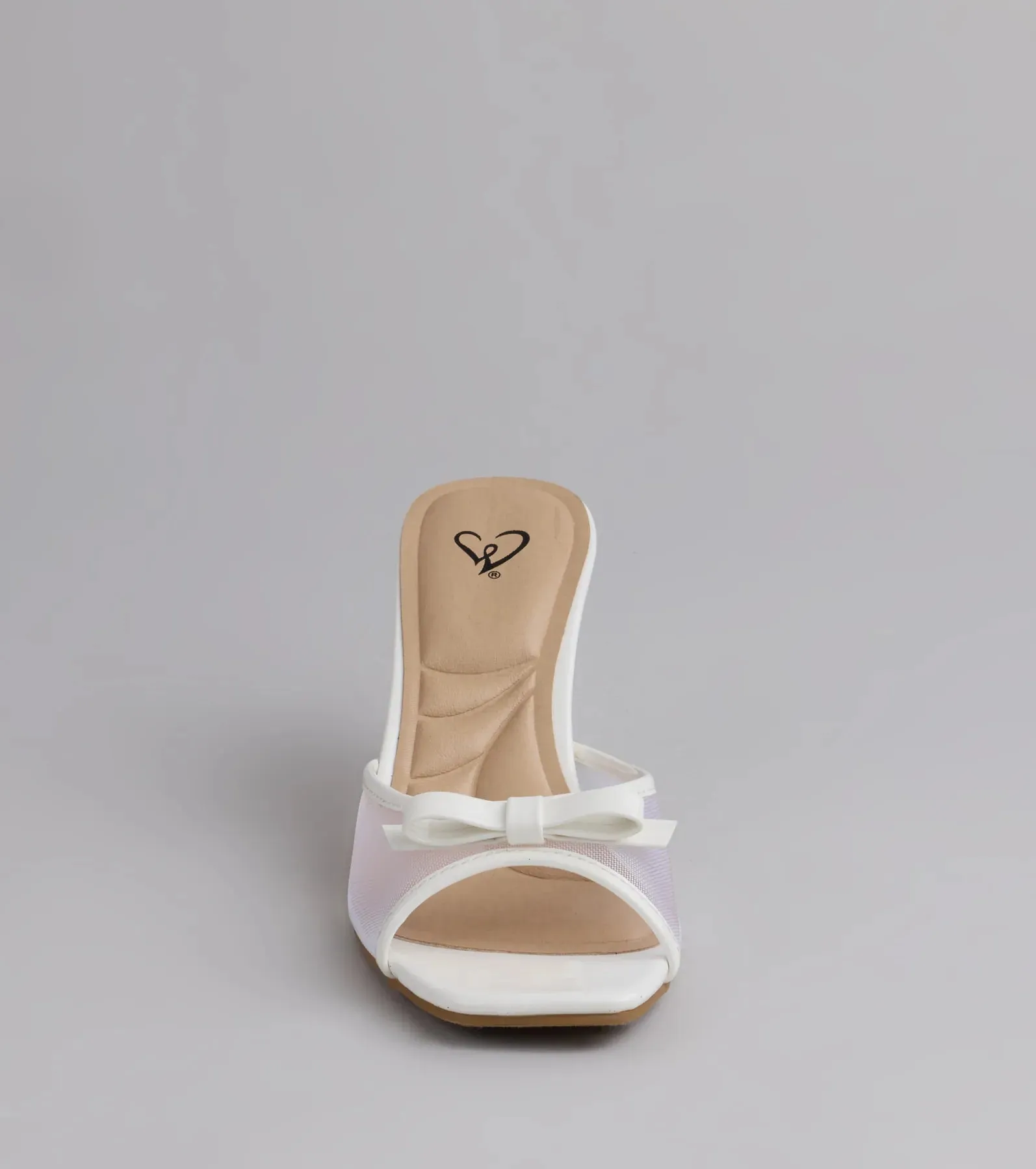 Soft Glam Mesh Bow Mules sold by Windsor product image thumbnail 3