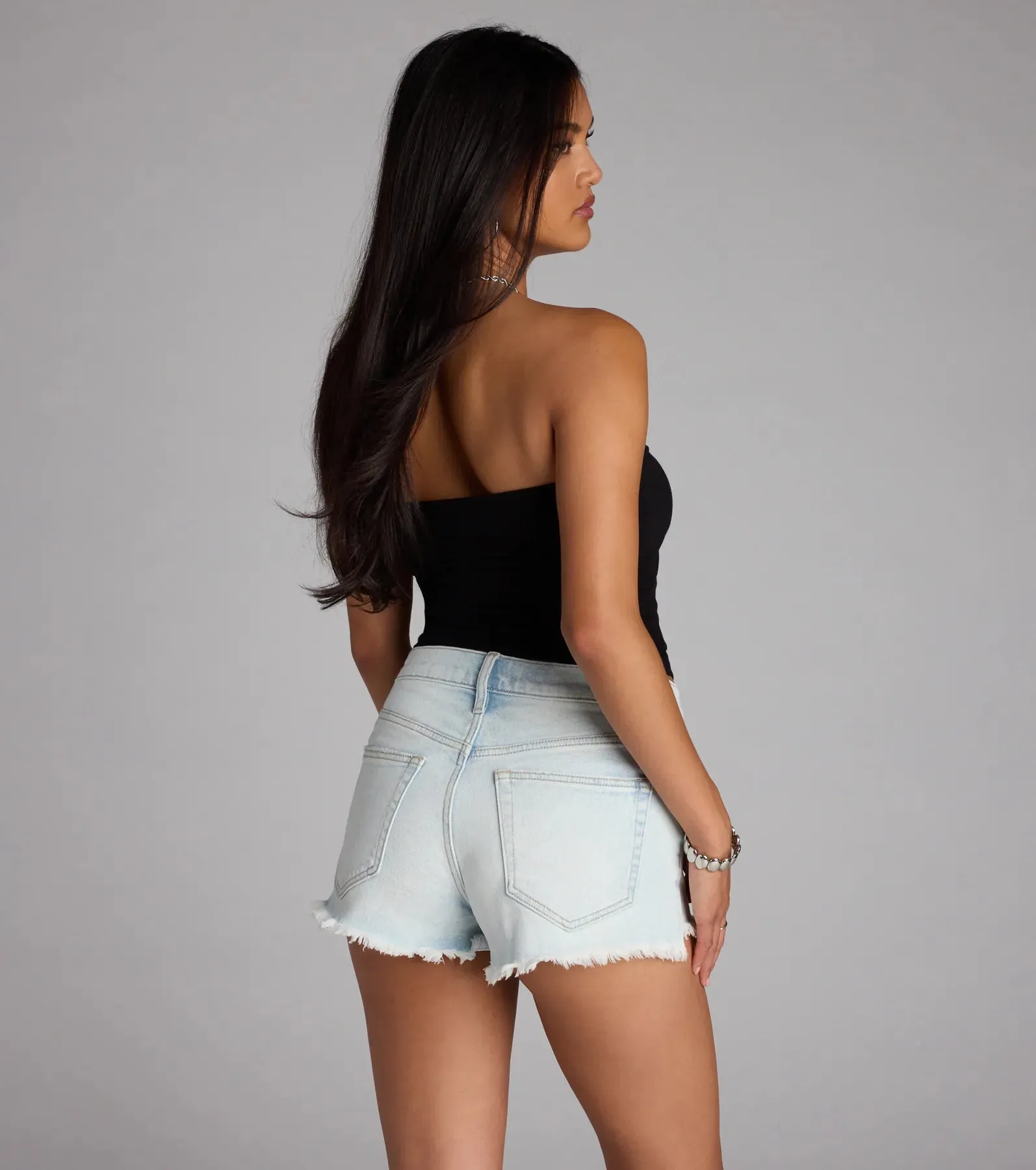 Rhinestone No Photos Please Tube Top sold by Windsor product image thumbnail 2