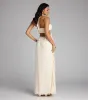 Ruffle and Ready Chiffon Halter Maxi Dress sold by Windsor