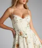 Garden Party Goals Floral Corset A-Line Midi Dress sold by Windsor