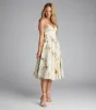 Garden Party Goals Floral Corset A-Line Midi Dress sold by Windsor