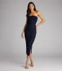 Sparkle Plans Glitter Knit Midi Tube Dress sold by Windsor
