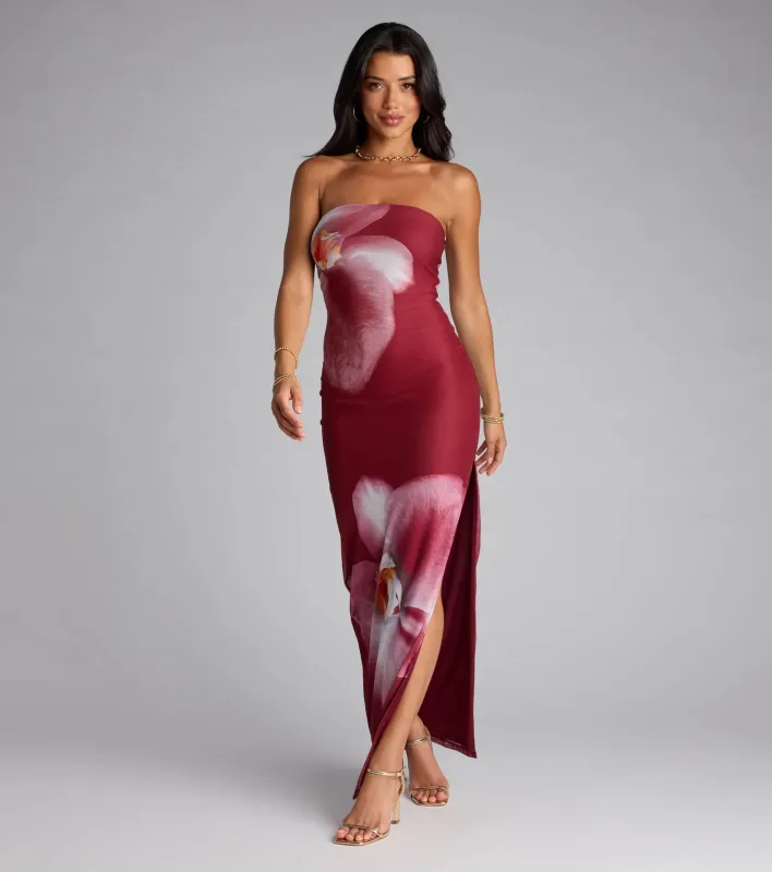 All Eyes On The Floral Maxi Dress sold by Windsor