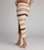 Summer Crush Striped Crochet Midi Skirt sold by Windsor