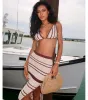 Summer Crush Striped Crochet Midi Skirt sold by Windsor