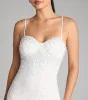 Clarissa Rhinestone And Pearl Mini Dress sold by Windsor