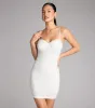 Clarissa Rhinestone And Pearl Mini Dress sold by Windsor
