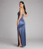 Kaleigh Satin Strapless Formal Dress sold by Windsor