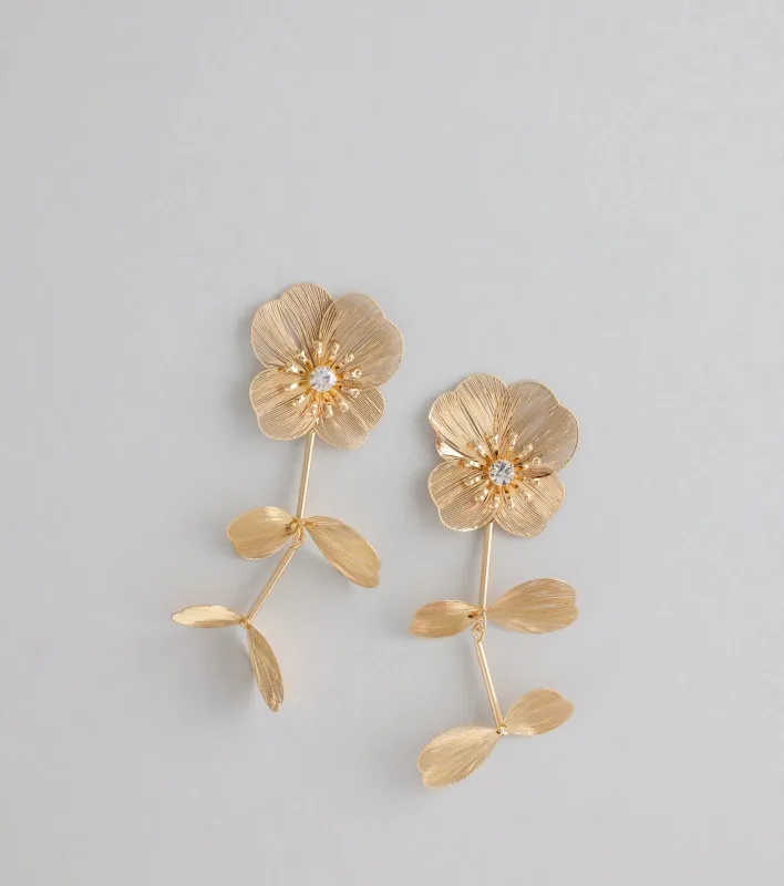 Bloom And Glow Floral Earrings sold by Windsor