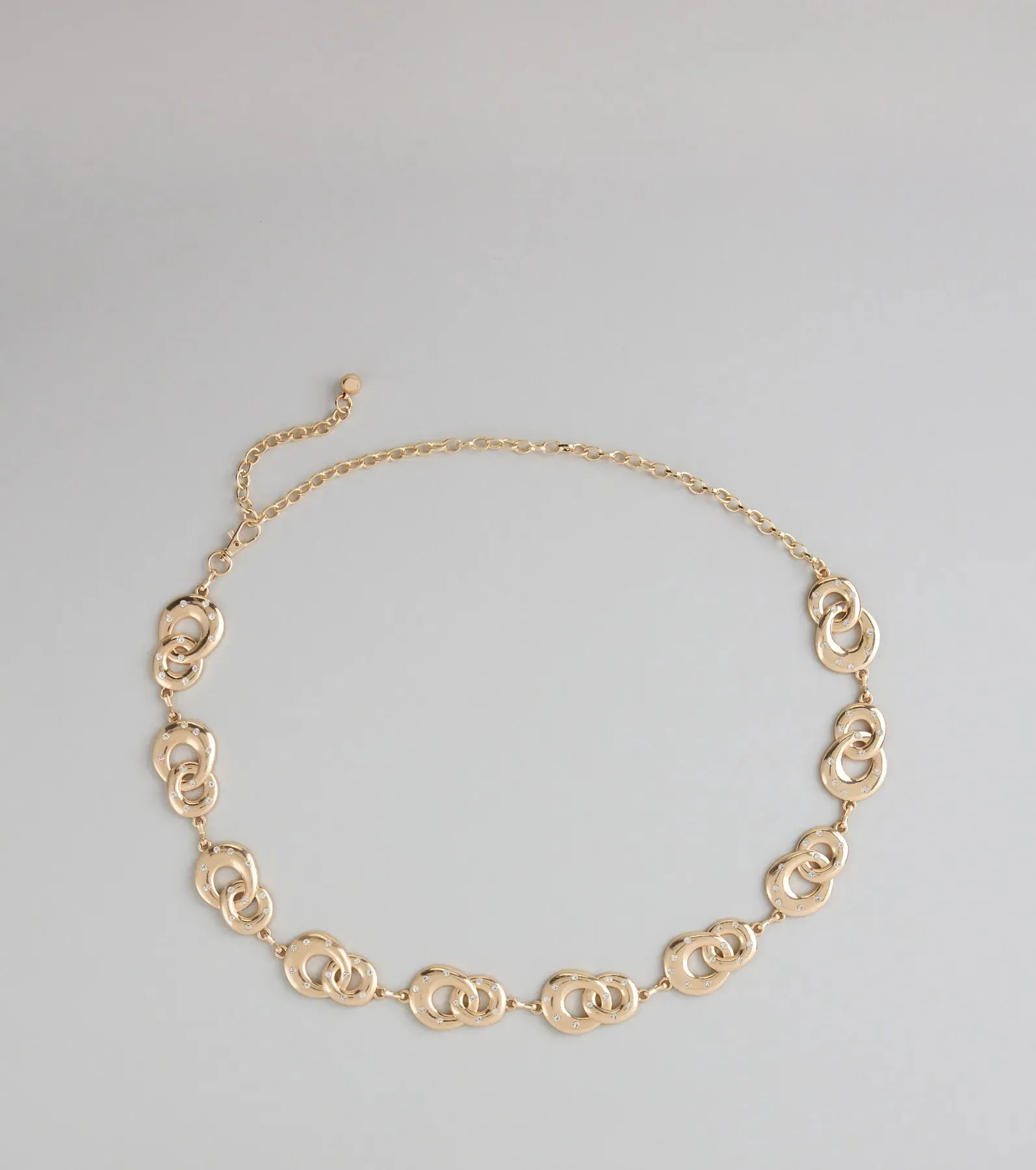 Major Moment O-Ring Chain Belt sold by Windsor