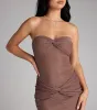 Sparkle Era Glitter Strapless Mini Dress sold by Windsor
