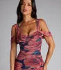 Layla Floral Cold Shoulder Mermaid Formal Dress sold by Windsor